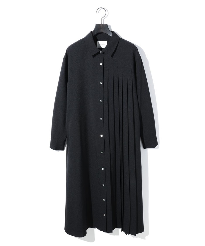 100％安い MIDIUMISOLID for Ladies プリーツAラインワンピース(506868034 ワンピース