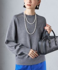 SHIPS WOMEN/SHIPS Primary Navy Label:〈手洗い可能〉VICTORIA ラメ クルーネック/506869467