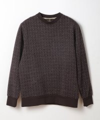 DISTINCTION MEN'S BIGI/小紋柄ジャカードロングスリーブカットソー/506869895