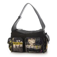 Desigual/デシグアル Desigual ニュースペーパー キャンバスマキシバッグ/505382157