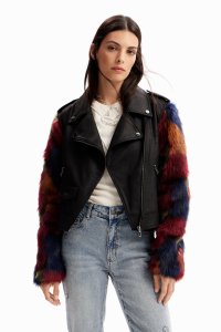 Desigual/デシグアル Desigual エコファー バイカージャケット/505382421