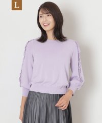 TO BE CHIC(L SIZE)/【L】レーヨンコットン プルオーバーニット/506856139