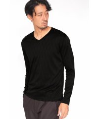 HIGH STREET/HIGH STREET∴キカバイヤスジャカード長袖Vネックカットソー/506862078