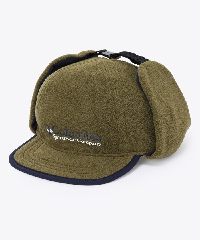 90s Columbia USA製 イヤーフラップ ボア フリース キャップ L/XL トラッパー ハット パイロット 耳当て コロンビア 80s ビンテージ ブルー Bibian 比比昂 - 90s Columbia USA製 イヤーフラップ ボア