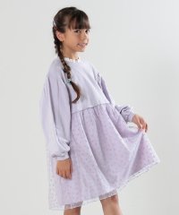 SHOO・LA・RUE(Kids) /【110－140cm】ハートチュール使いドッキングワンピース/506870787