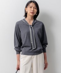 NIJYUSANKU（SMALL SIZE）/【洗える】ウーステッドウール ボウタイ ニット/506871048