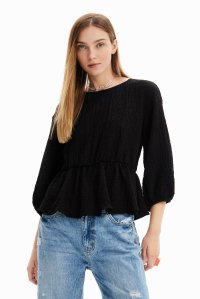 デシグアル Desigual NOLA ブラウス3/4スリーブ