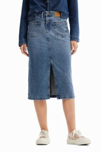 Desigual/デシグアル Desigual BETTY デニムスカートひざ丈/505382022