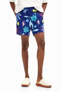 Desigual/デシグアル Desigual 水彩画モチーフ サーフパンツ 【返品不可商品】/505805795