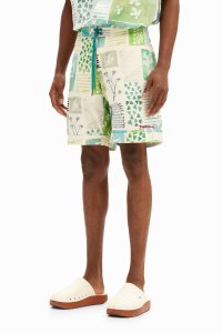 Desigual/デシグアル Desigual パッチワーク コットン サーフパンツ 【返品不可商品】/505805796