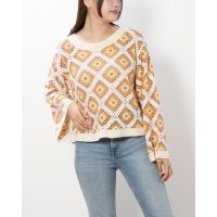 Desigual/デシグアル Desigual マルチカラー クロシェ編みセーター/505806341