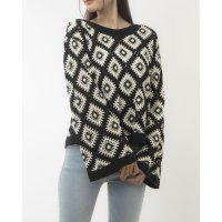 Desigual/デシグアル Desigual マルチカラー クロシェ編みセーター/505806341