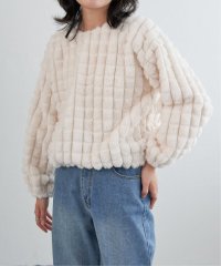 VENCE　EXCHANGE/フェイクファーポップコーンプルオーバー/506609451