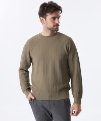 EPOCA UOMO/【WEB限定】アセテートクルーネックニット/506817272