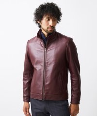 MICHEL KLEIN HOMME/レザースタンドブルゾン/506871635
