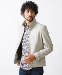 MICHEL KLEIN HOMME/レザースタンドブルゾン/506871635