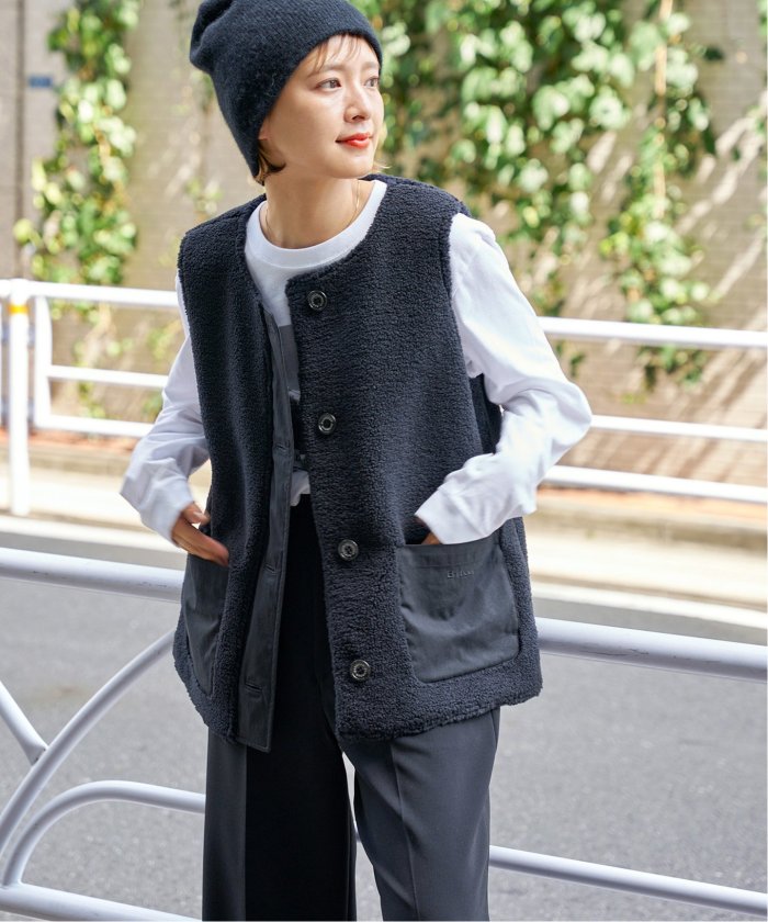 Spick&Span パール付きジャケット （サテンタックスリーブパール