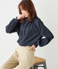 Petit Honfleur/プチ オンフルール Petit Honfleur シャーリングブラウス/506872350