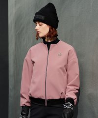 LANVIN SPORT/ノーカラー防寒アウター【ストレッチ/蓄熱保温裏地付き】/506867943