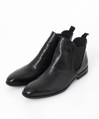 MICHEL KLEIN HOMME/《日本製》エンボス加工レザーブーツ/506873754