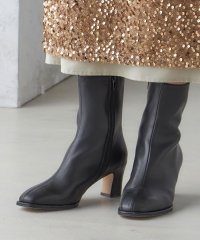 SHIPS WOMEN/ラム レザー ストレッチ ショート ブーツ/506873969