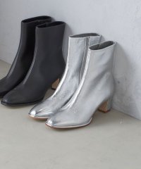 SHIPS WOMEN/ラム レザー ストレッチ ショート ブーツ/506873969