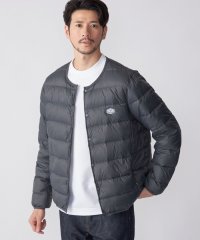 SHIPS MEN/【WEB限定/SHIPS別注】TAION: ロゴワッペン ナイロン クルーネック インナーダウン カーディガン/506874650