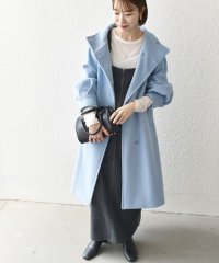 SHIPS any WOMEN/SHIPS any: ノンミュールジングウール スタンドネック ロング コート/506874942