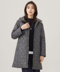 J.PRESS LADIES（LARGE SIZE）/【WEB限定カラーあり・洗える】コンパクトタフタキルティング フーデッド コート/506875061