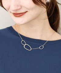 MK MICHEL KLEIN/アシメオーバルショートネックレス/506574113