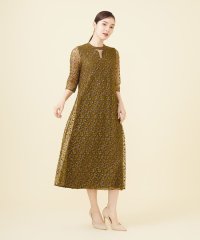 Sybilla/スピンクルフラワー刺繍チュールドレス/506875216