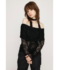 SLY/OFF SHOULDER CUT LACE トップス/506875250