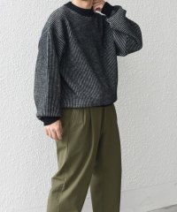 SHIPS any MEN/SHIPS any:〈手洗い可能〉畦編み ストライプ クルーネック ニット◇/506875561