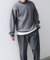 SHIPS any MEN/SHIPS any:〈手洗い可能〉畦編み ストライプ クルーネック ニット◇/506875561