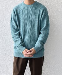 SHIPS any MEN/SHIPS any:〈手洗い可能〉アラン / ガーター 編み リラックス クルーネック ニット◇/506875563