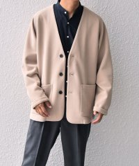SHIPS any MEN/SHIPS any: 〈洗濯機可能〉ソフトダンボール ウォーム ノーカラー リラックス ジャケット◇/506875564