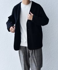 SHIPS any MEN/SHIPS any: 〈洗濯機可能〉ソフトダンボール ウォーム ノーカラー リラックス ジャケット◇/506875564