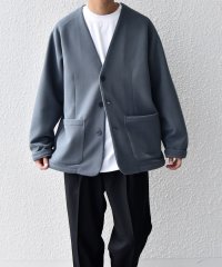 SHIPS any MEN/SHIPS any: 〈洗濯機可能〉ソフトダンボール ウォーム ノーカラー リラックス ジャケット◇/506875564