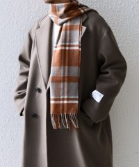 SHIPS any MEN/SHIPS any: サープラスヤーン ウール カシミヤ チェック マフラー◇/506875565