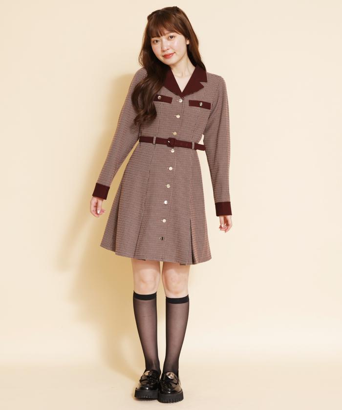 美品】DeuxiemeClasseミニドレス シャツワンピース セルリ