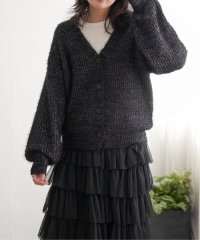 VENCE　EXCHANGE/ヴァンス エクスチェンジ VENCE EXCHANGE ラメシャギーカーディガン/506590387
