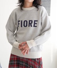 VENCE　EXCHANGE/FIOREロゴジャガードニット/506590389
