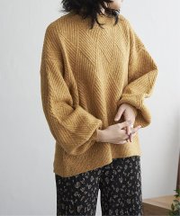 VENCE　EXCHANGE/ブークレダイヤ柄ニット/506590392