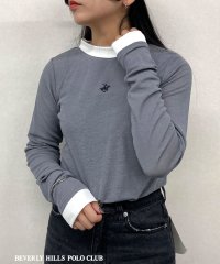 NICOLE CLUB/【BEVERLY HILLS POLO CLUB】レイヤード風シアーロングTEE/506862458