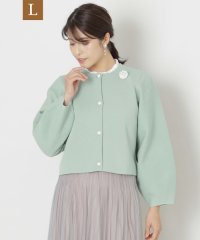 TO BE CHIC(L SIZE)/【L】ポリエステルミラノリブ ニットカーディガン/506866916