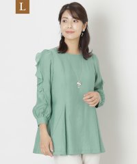 TO BE CHIC(L SIZE)/【L】フリルスリーブ ブラウス/506866920