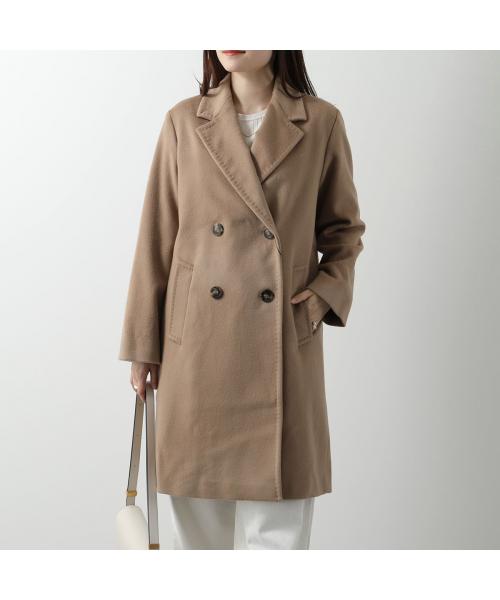 MAX MARA◇銀タグ/ダブルチェスターコート/40/ウール/ベージュ MAX MARA◇銀タグ/ダブルチェスターコート/40/ウール/ベージュ