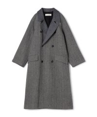GALERIE VIE/ヘリンボーンダブルフェイス ダブルブレストコート/506876663