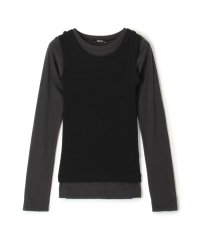 EDITION/コットンカシミヤ レイヤードトップス/506876674