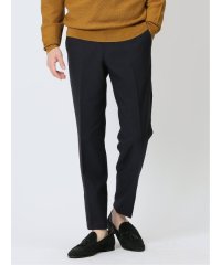TAKA-Q/タカキュー TAKA－Q Woolen Tec On スリムフィット ノータックパンツ 組織紺(セットアップ可能)/506876741